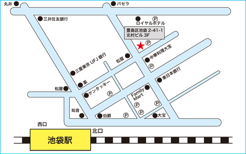 ひとりでできるもん　事務所MAP