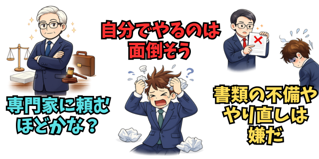 でも、登記申請となると